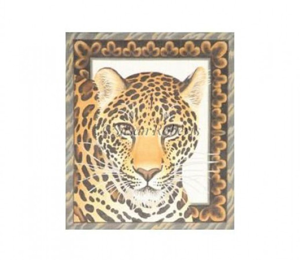 TTAP315 Leopard #18 Mesh 11¼” x 12¾” Susan Roberts Needlepoint