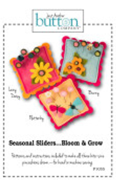 Season Sliders Bloom and Grow Wool Pattern Just Another Button Company