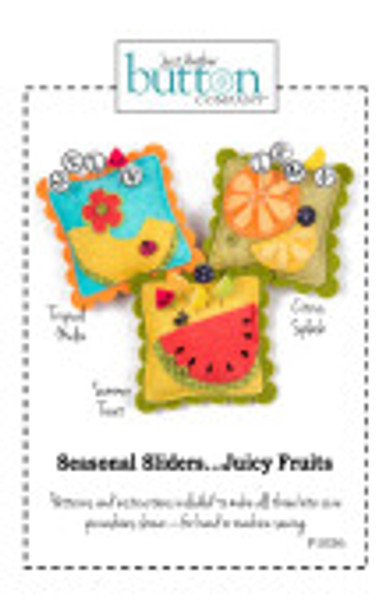 Season Sliders Juicy Fruits Pattern Wool Pattern Just Another Button Company
