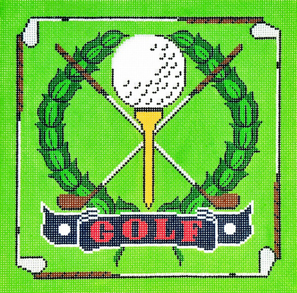 P1201 Lee's Needle Arts Golf Hand-painted canvas - 13 Mesh 10X10