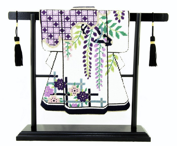 ST04 Lee's Needle Arts Medium Kimono Stand 8"w x 9"h  Black  for 5 in x 6" Kimono,  Tassels Sold Separately
