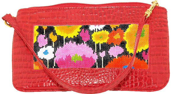 BB Wrist Bag BAG43AR Lee's Needle Arts Leather Alligator Red