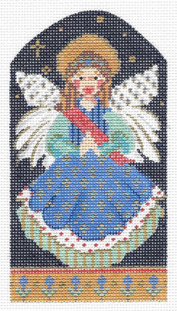 Nativity KAH27-18 The Angel of Gabriel 3”w x 5.75”h 18 Mesh KELLY CLARK STUDIO, LLC