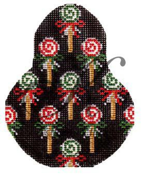 Pear KCN1416 Lollipop Pear 3.5"w x 4.5"h 18 Mesh With Stitch Guide KELLY CLARK STUDIO, LLC