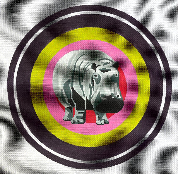 AN141 Animal Colors of Praise 13 Mesh Hippo