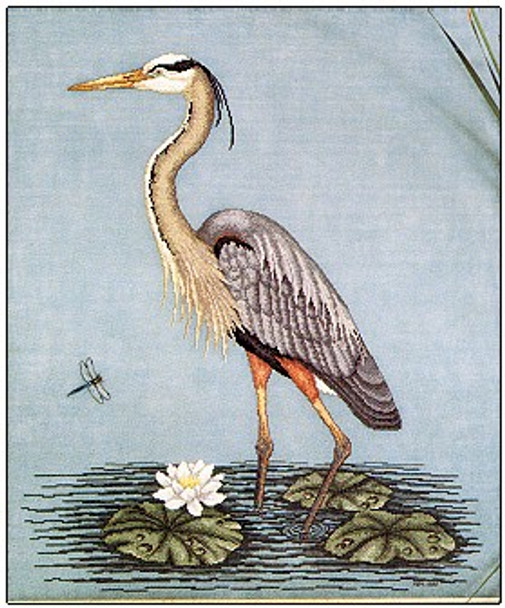 Great Blue Heron by Crossed Wing Collection 960-1389 