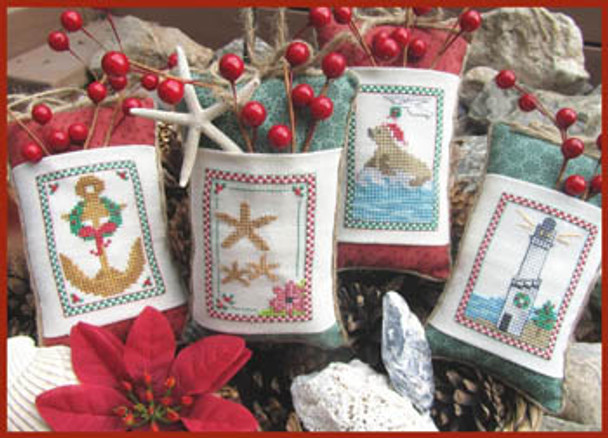 DBL181W Seaside Christmas  28 x 42 Designs by Lisa