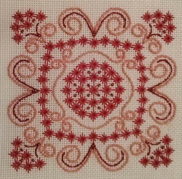 Fancy This 64w x 92h Pattern Only Freda's Fancy Stitching 15-2096