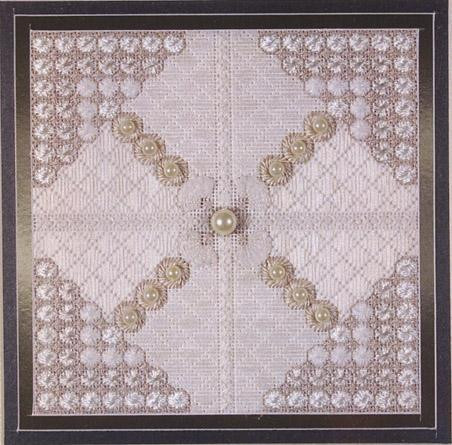 GLITZ & GLAMOUR PEARL DebBee's Designs Counted Canvas Pattern