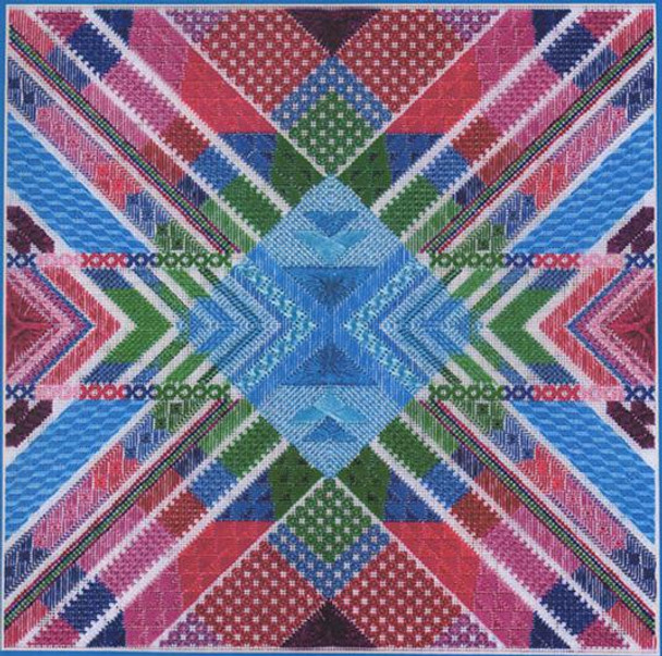 KALEIDOSCOPE (CC) 216 x 216 DebBee's Designs Counted Canvas Pattern