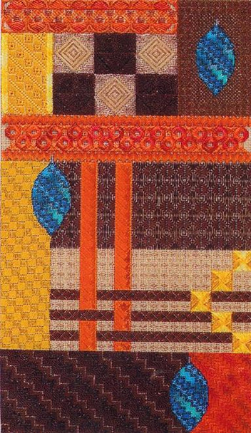 AUTUMN LEAVES (CC) 146 x 253 DebBee's Designs Counted Canvas Pattern