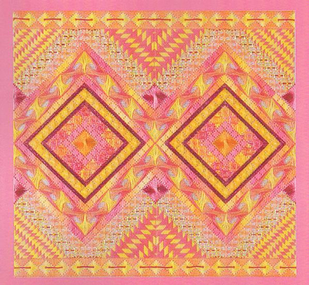 HAPPY HOUR (CC) 180 x 172  DebBee's Designs Counted Canvas Pattern