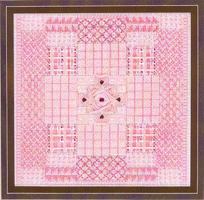 GLITZ & GLAMOUR KUNZITE (CC) 104 x 104 DebBee's Designs Counted Canvas Pattern