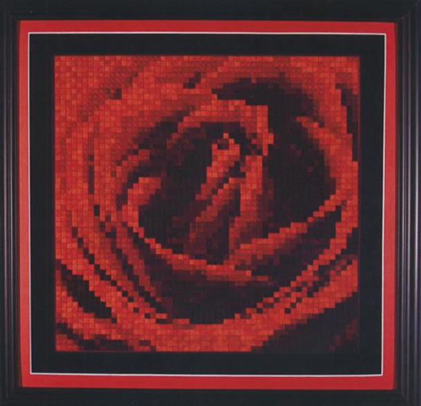 AMERICAN BEAUTY NEEDLEPOINT (CC) 216 x 216 - 18ct canvas DebBee's Designs Counted Canvas Pattern