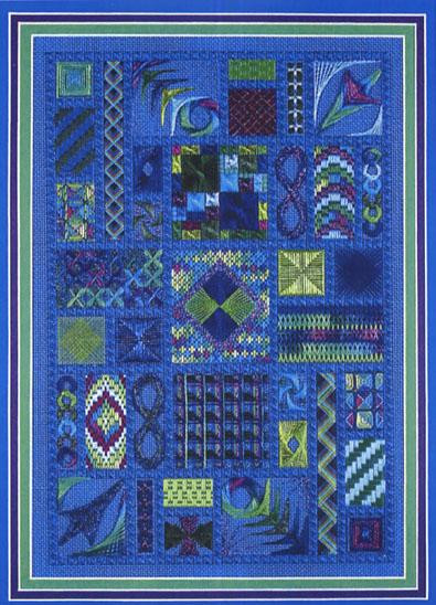 FUN STUFF (166C) (CC) 144 x 216 DebBee's Designs Counted Canvas Pattern