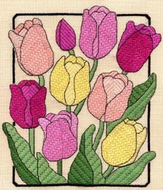 TULIPS Laura J Perin Designs Counted Canvas Pattern Only