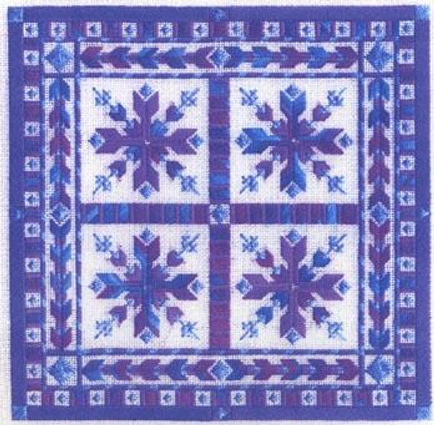 NORDIC SNOWFLAKES Laura J Perin Designs Counted Canvas Pattern