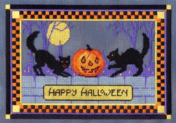 HALLOWEEN CATS Laura J Perin Designs Counted Canvas Pattern