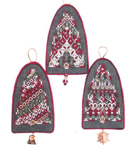 MERRY BELLS Threedles Counted Canvas Pattern