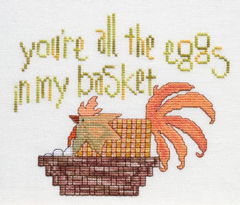 You're All The Eggs In My 88w x 76h MarNic Designs 15-1878 