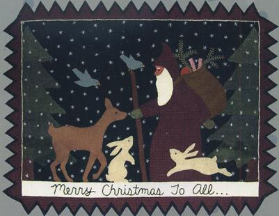 MERRY CHRISTMAS TO ALL (WAP) 18" x 23" All Through The Night