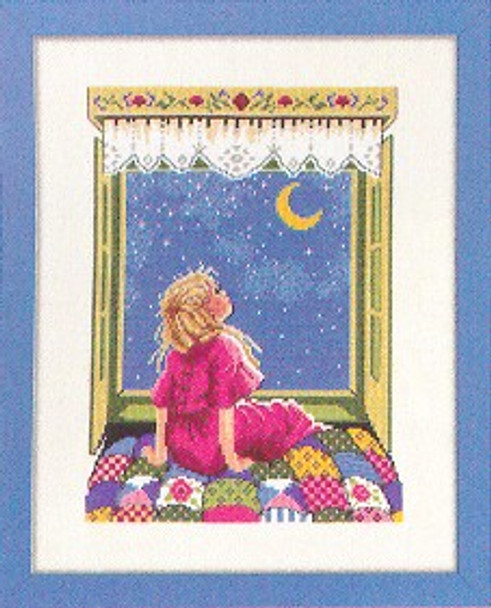 7714142 Eva Rosenstand Kit Wish Upon A Star 11" x 14"; Linen; 25ct 