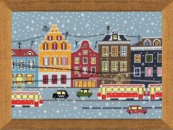 RL1489 Riolis Cross Stitch Kit Tram Route