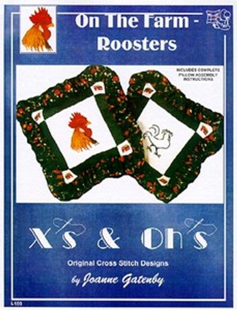 Rooster Pillows by Xs And Ohs 03-1960 