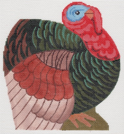 LL209 Labors Of Love Small Dimensional Turkey 18 Mesh 6x6.5 (2), 6.5x6.25, 6.5x2