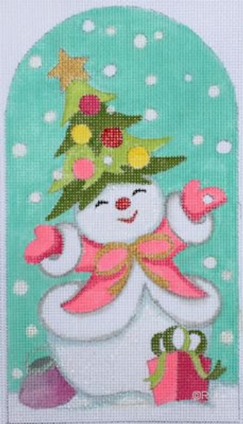 HO1171 Raymond Crawford Designs Snowlady Standup 4.5 x 8 18 Mesh