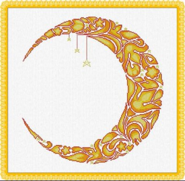 AAN315 Summer Moon Alessandra Adelaide Needleworks Counted Cross Stitch Pattern