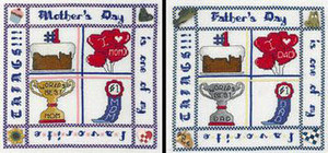 Mothers Day/Fathers Day by Xs And Ohs 98x98 12-1173 