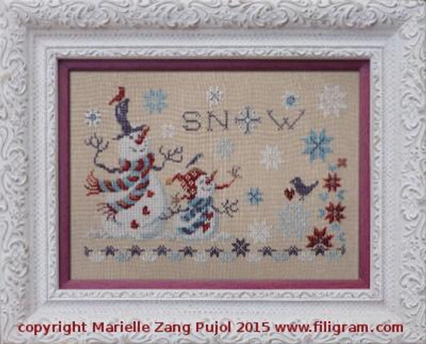 Nice Snowflakes With Silk Pack Filigram F-NS