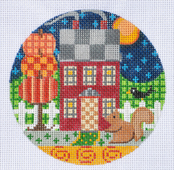 CH-77 Country Ornament 4” Round 18 Mesh Danji Designs CH Designs