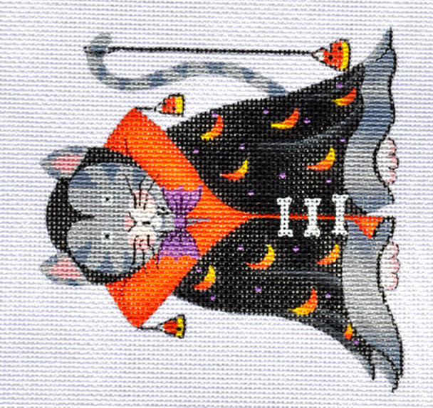 LD-07 Dracula Cat 4 ½ x 4 ½ 18 Mesh LAINEY DANIELS