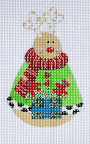 LD-12 Rounded Reindeer 2 ¾ x 4 ¼ 18 Mesh LAINEY DANIELS