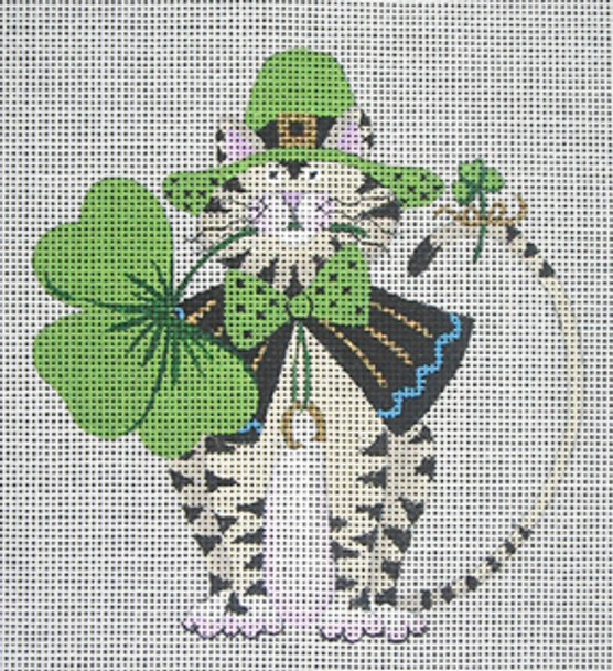 LD-36 St. Patrick’s Day Cat 4 ½ x 5 18 Mesh LAINEY DANIELS