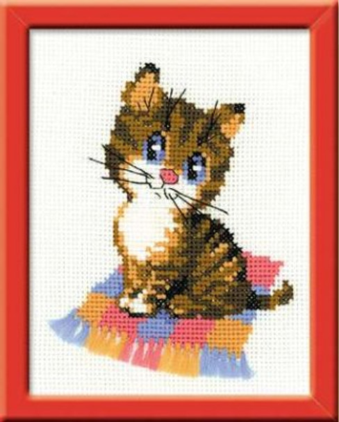 RLHB68 Riolis Cross Stitch Kit Kitten - Happy Bee