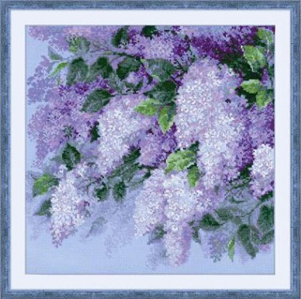 RL1533 Riolis Cross Stitch Kit Lilacs After the Rain