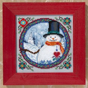 JS149102 Mill Hill Southern Snowman by Jim Shore (2009)