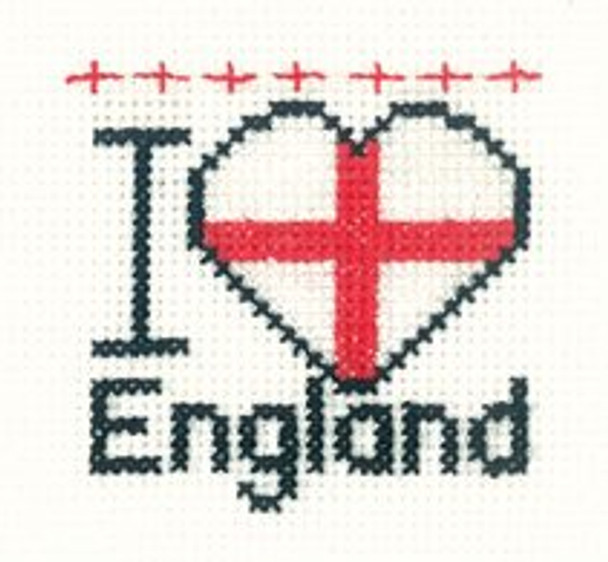HCK647A Heritage Crafts I Love England - Mini Kit