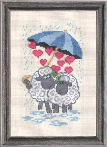 925348 Permin Sheep Love Umbrella