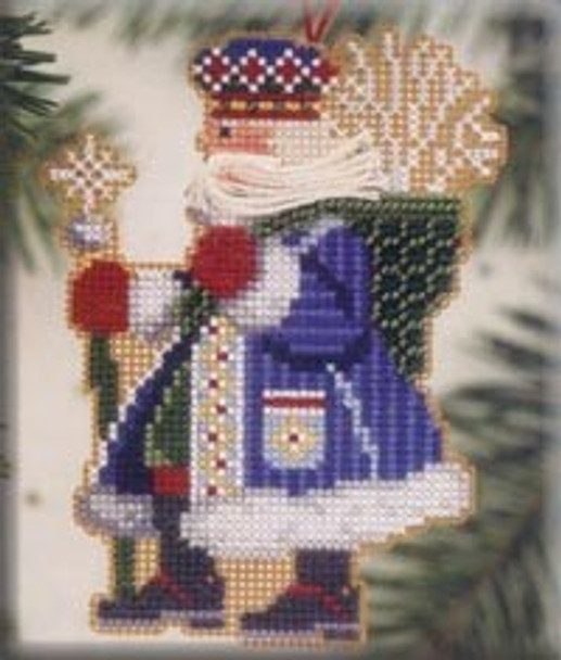 MHWS8 Mill Hill Santa Ornament Kit Frosty Santa (2001)