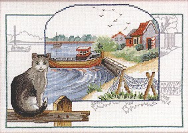 122306 Permin Kit Seashore With Cat