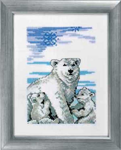 928320 Permin Kit Polar Bears w/cubs