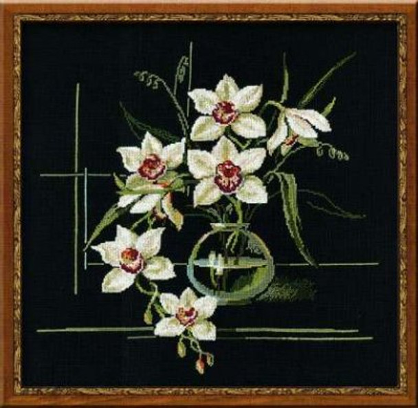 RL941 Riolis Cross Stitch Kit White Orchid