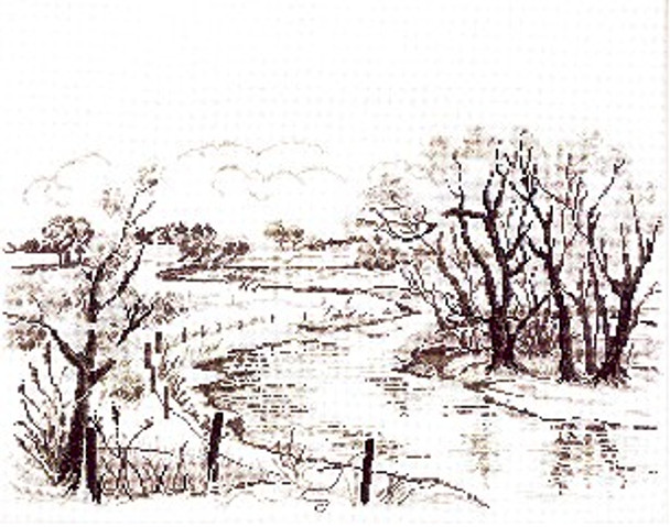 703129 Permin Kit Winter Landscape