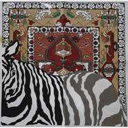 M-002 Ming 1 – Mandarin Pillow 29.75 x 30  13 Mesh  Shorebird Studio