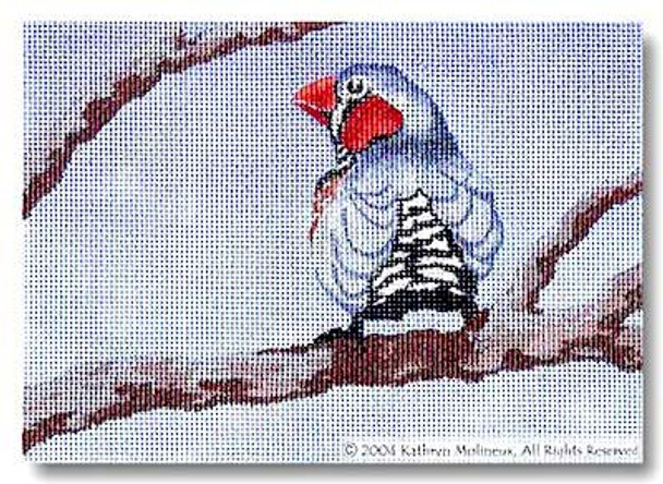 M-276 Zebra Finch 7 x 5 18 Mesh Shorebird Studio