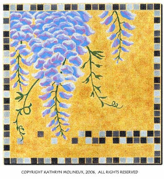 M-386 Wisteria 13.25 x 13.25 14 Mesh Shorebird Studio